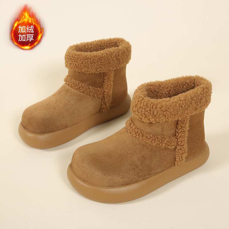 VRCKVASREC/瓦克瓦萨奇加绒保暖短筒雪地靴女2025年冬季新款女鞋