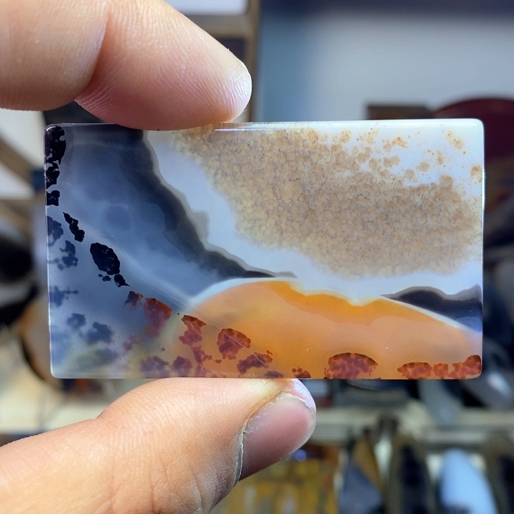 玛瑙/玉髓颈饰足银镀金镶嵌