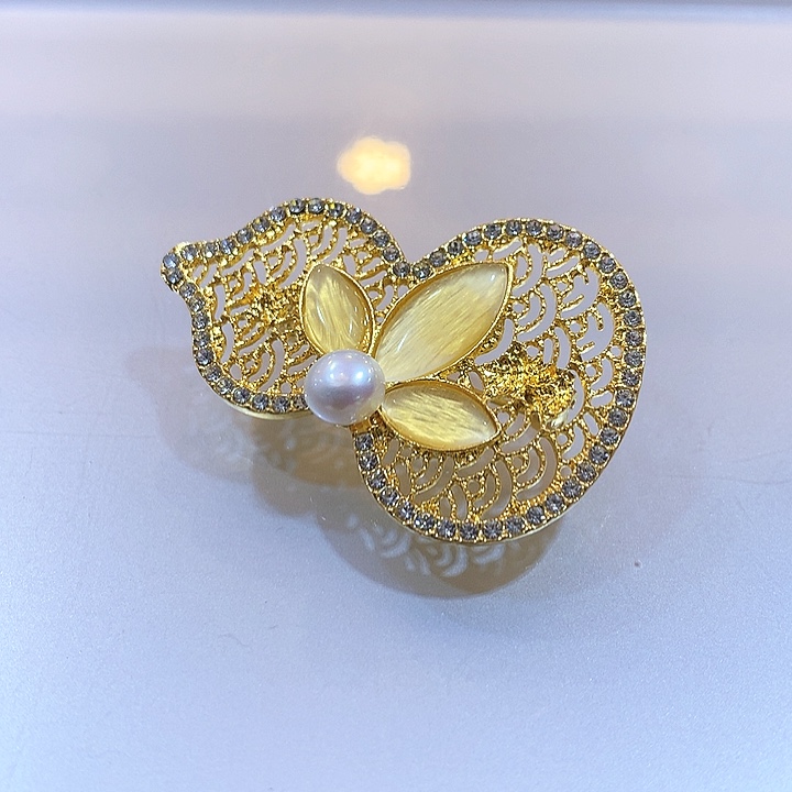 未镶嵌胸针淡水珍珠2