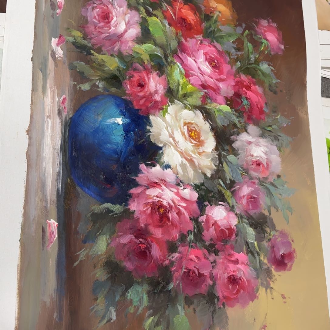 油画优惠活动的时候就可以