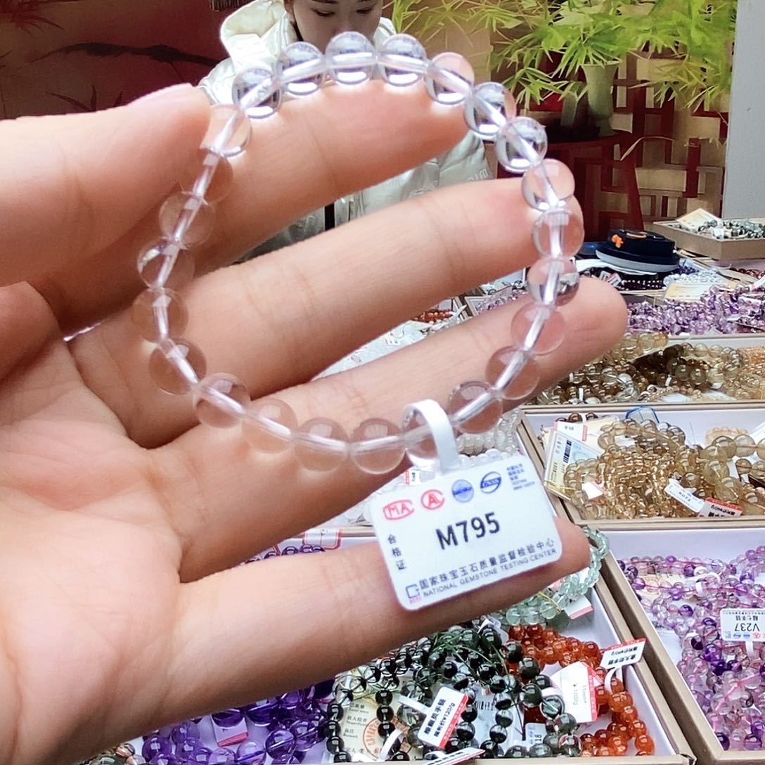 水晶手链未镶嵌M795白水