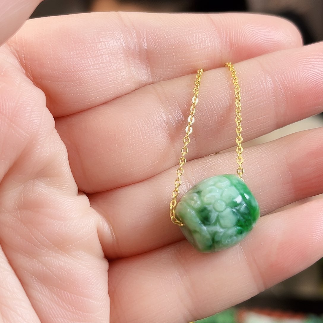 翡翠颈饰未镶嵌多样性发货