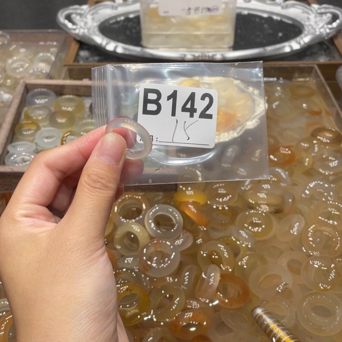 玛瑙/玉髓未镶嵌戒指142