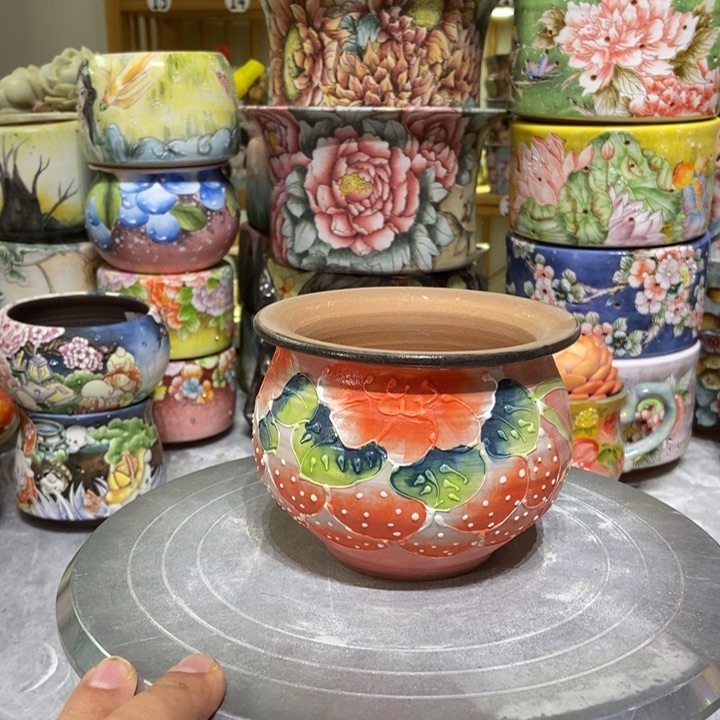 景德镇艺术手绘作品