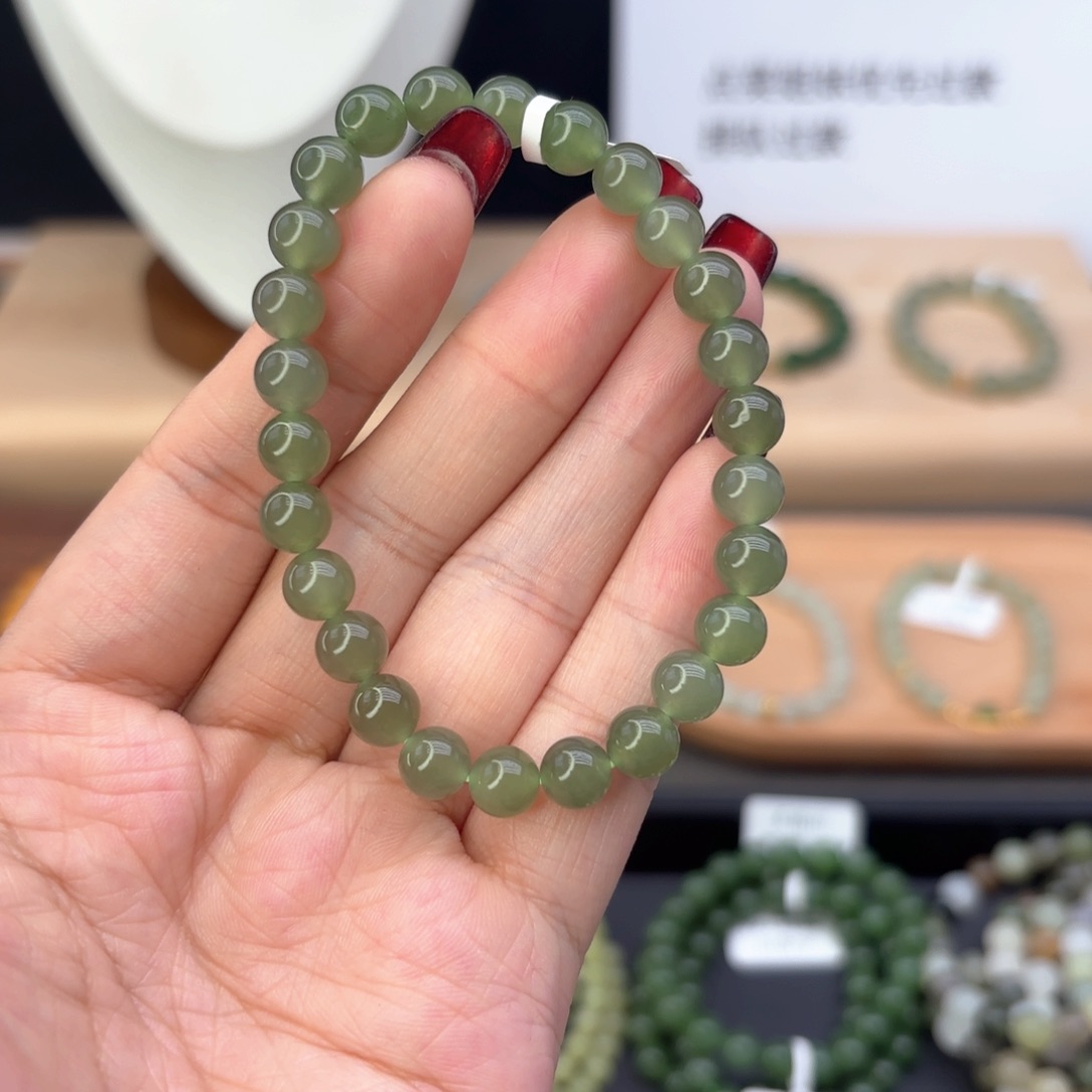 和田玉手链未镶嵌