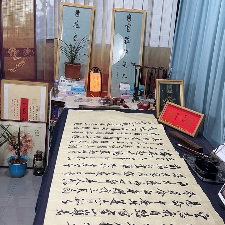 书法青云志六尺宣纸款