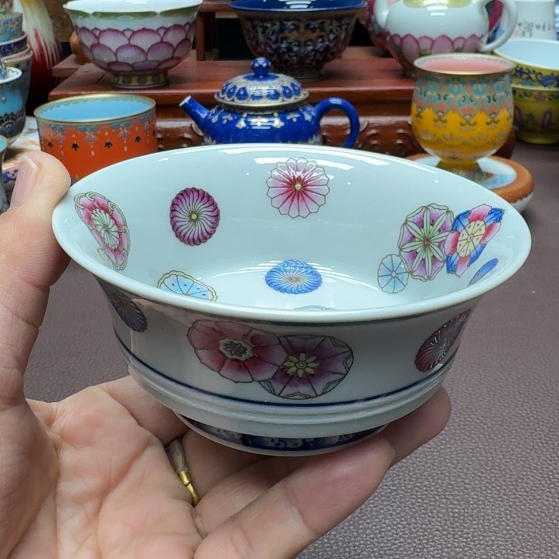 瓷片景德镇仿古手工制作精品展示