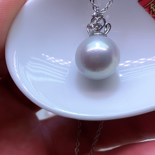 淡水珍珠耳饰银S925镶嵌