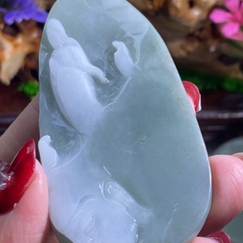 【闪购商品】颈饰未镶嵌翡翠观音