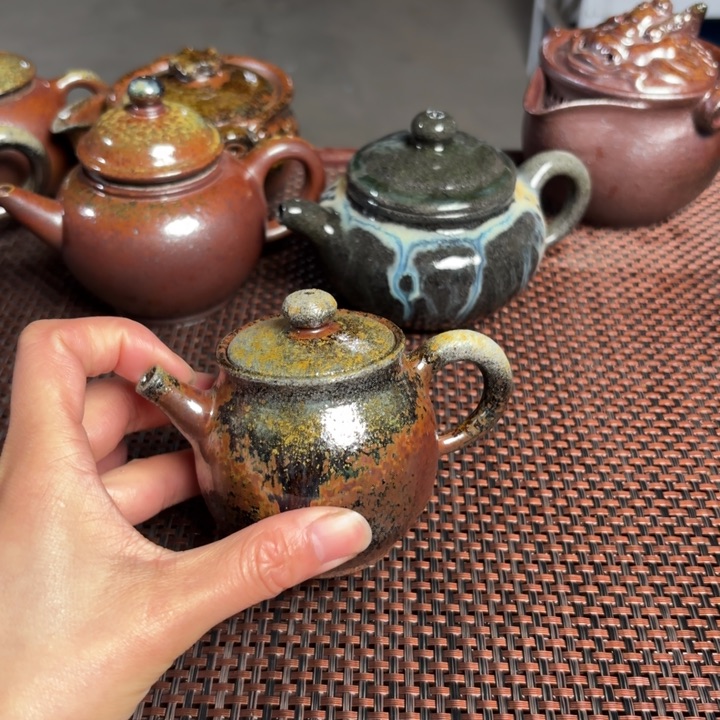 紫砂茶杯段泥手持