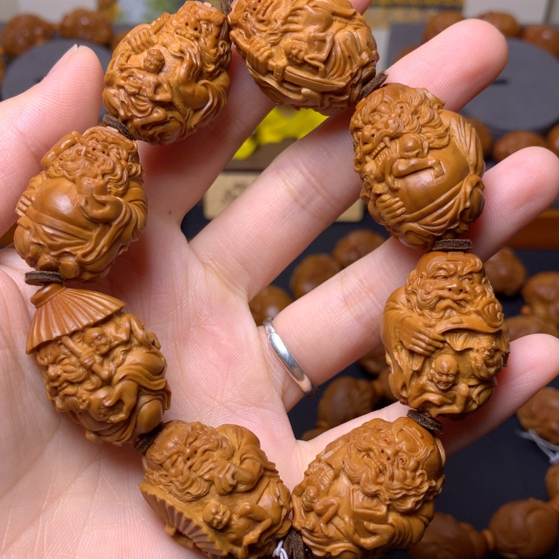 橄榄核手串/手链姗**迟钟馗