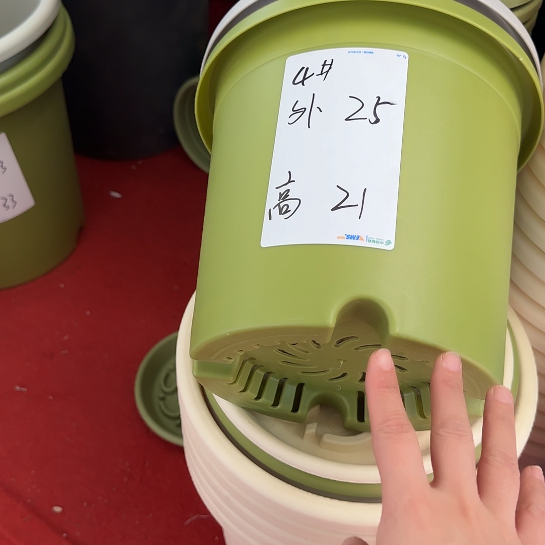 树脂四季4号无托8个果绿微瑕