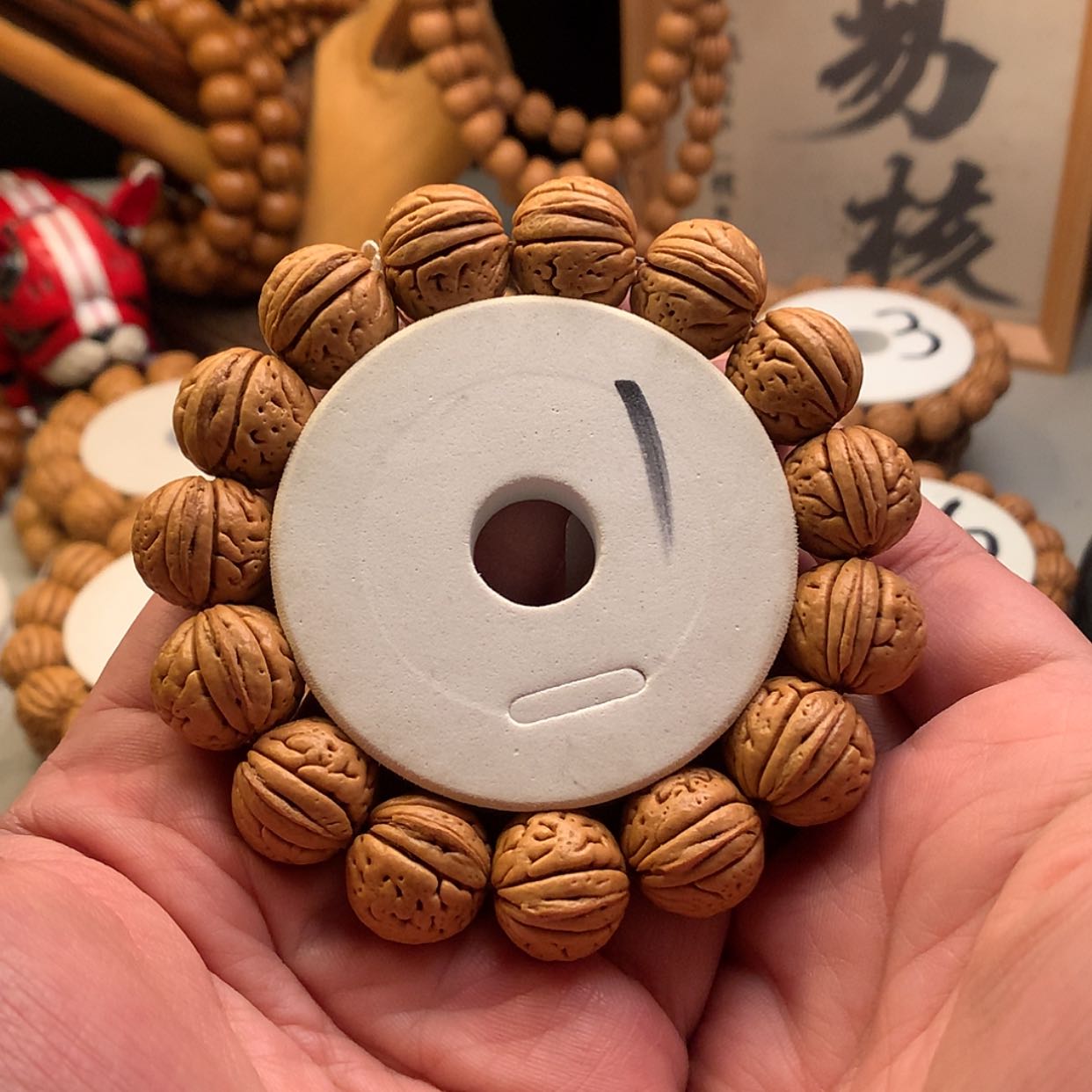 【闪购商品】桃核手串【金鱼肚】2.1桃核手串