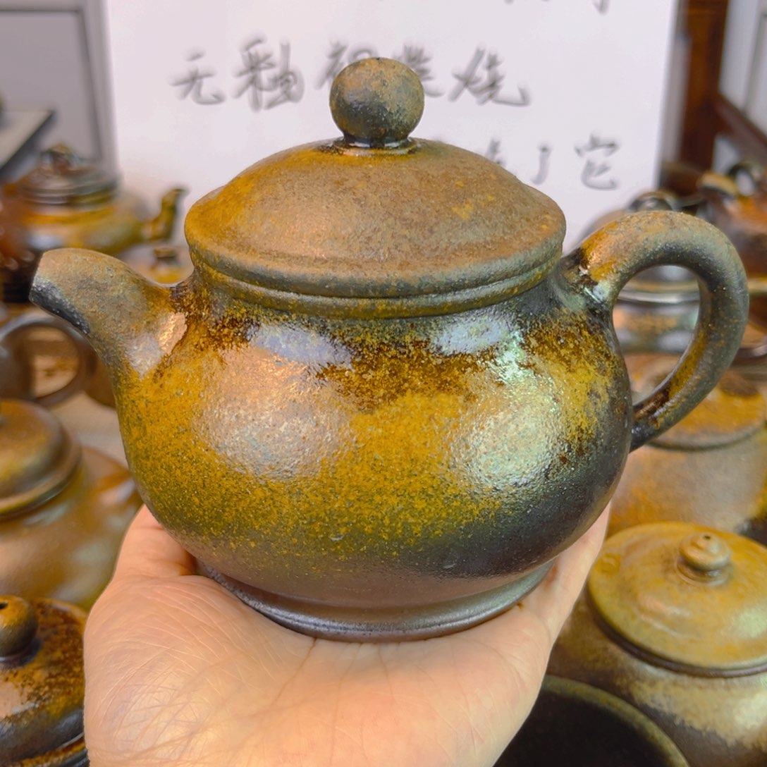 茶壶紫砂宜兴紫砂底槽清柴烧350cc