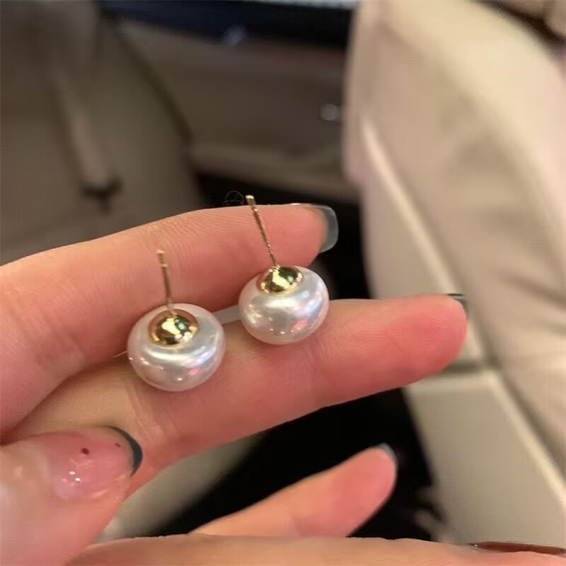 01-53高定馒头耳钉