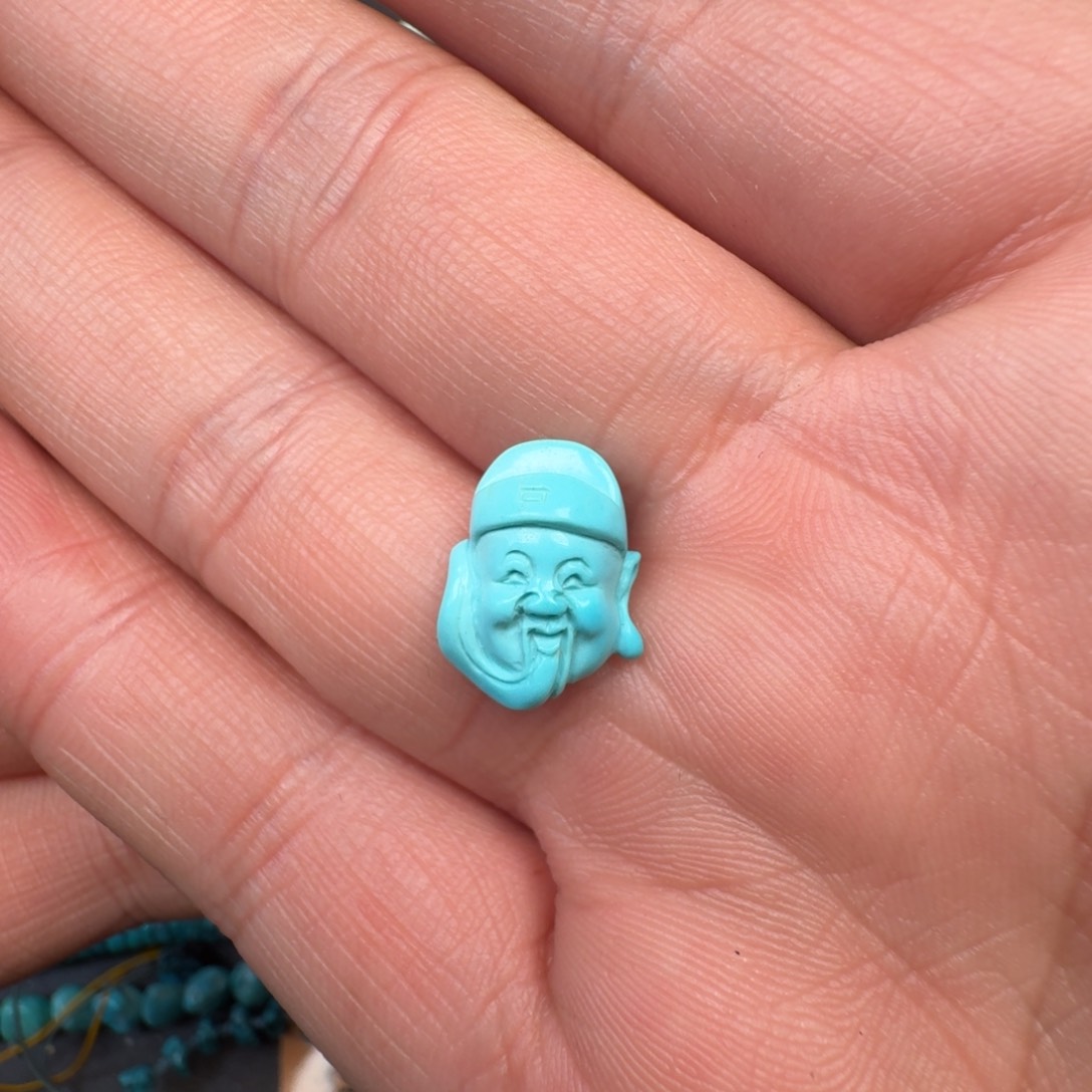 绿松石珠宝奇石未镶嵌