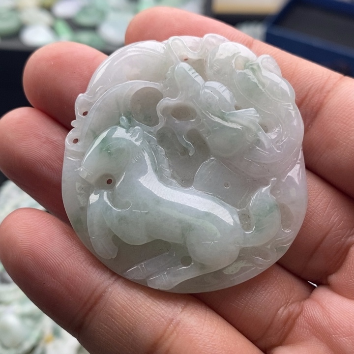 果***果翡翠未镶嵌吊坠(不含链)