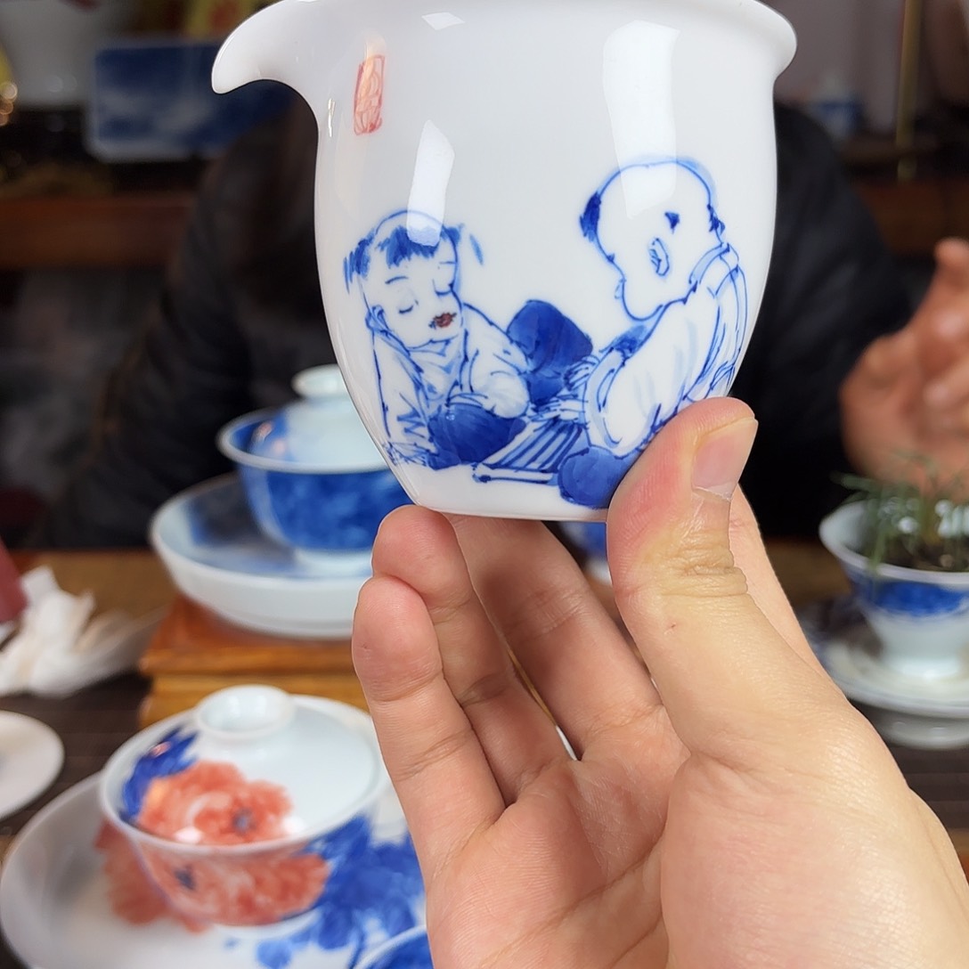 心**慧王庆龙老师手绘陶瓷