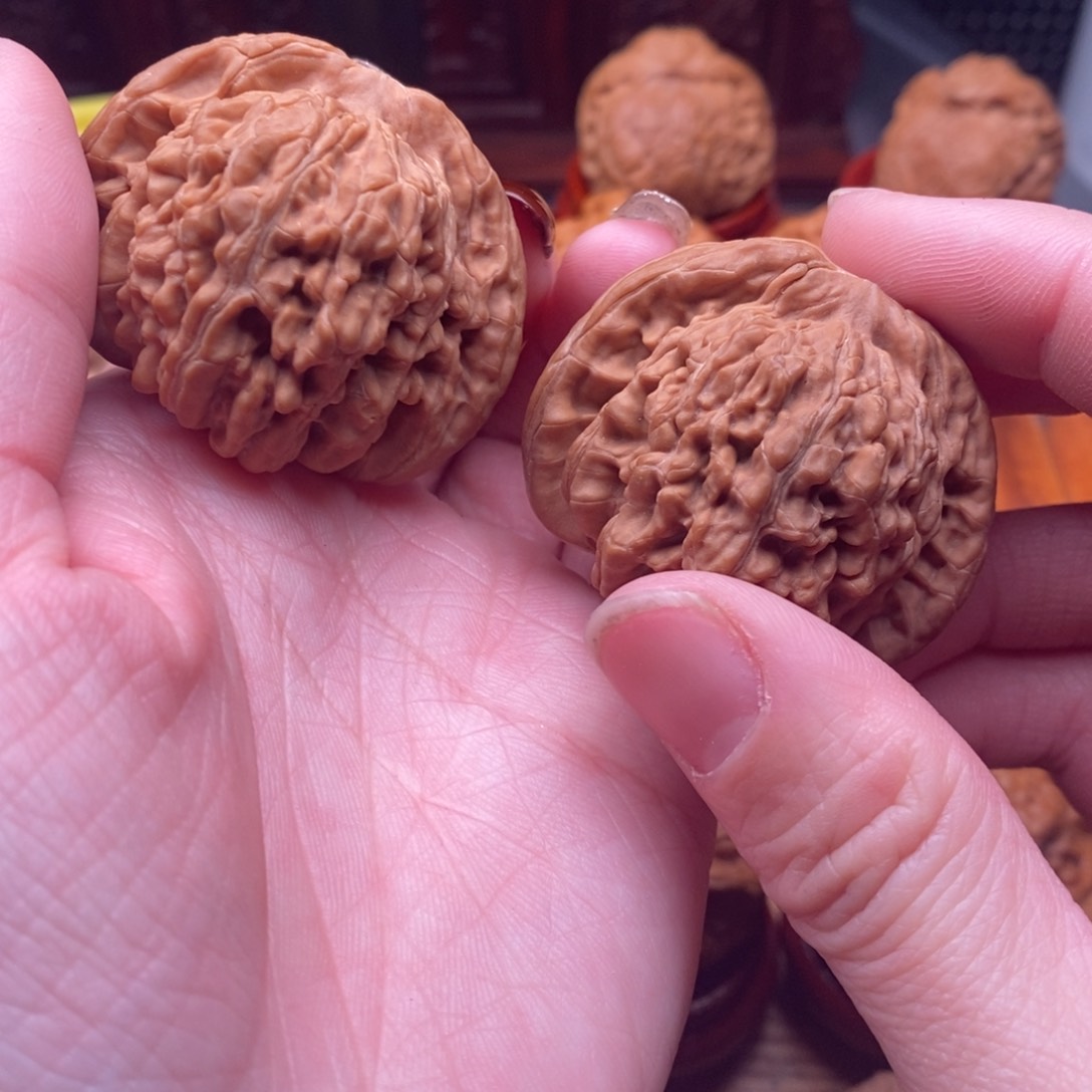 文玩核桃吊坠檀**主四座楼44