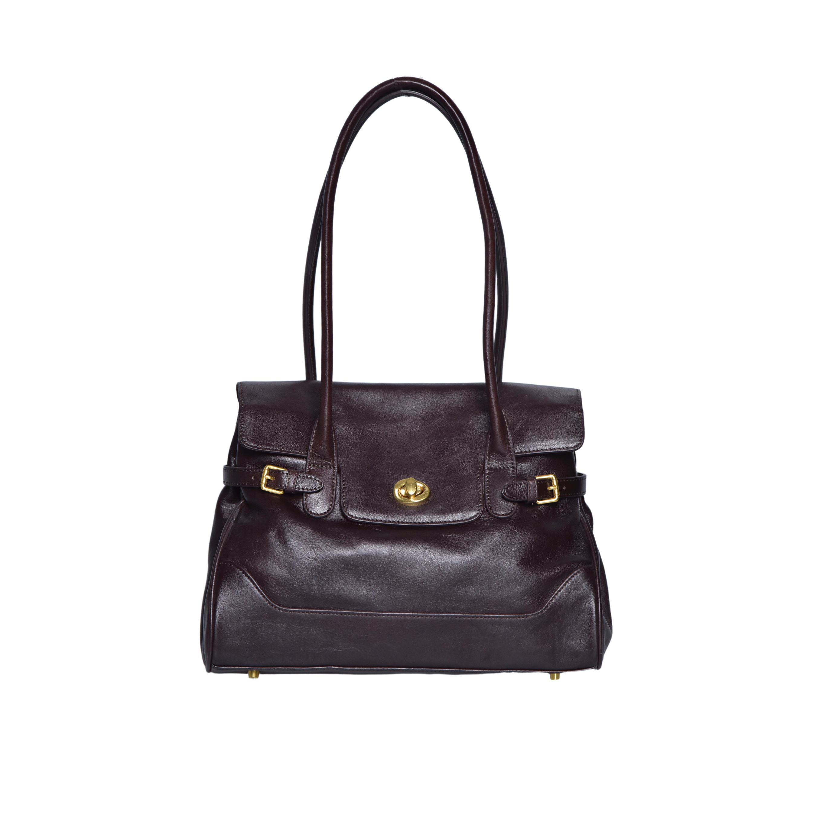 默认微瑕不退不换SONGZHI/松支手工头层牛皮女包-12896