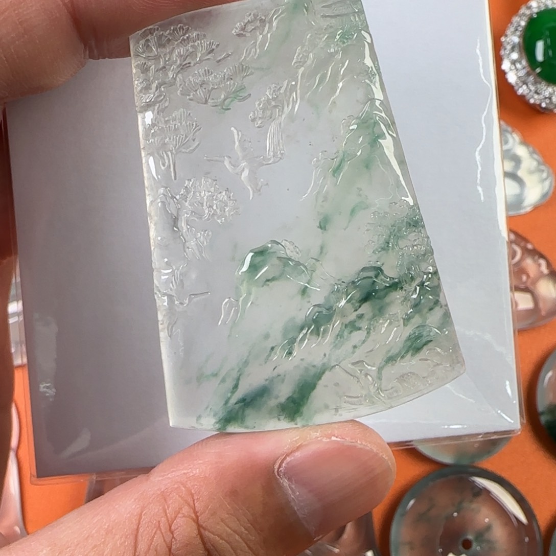 定制翡翠未镶嵌天然