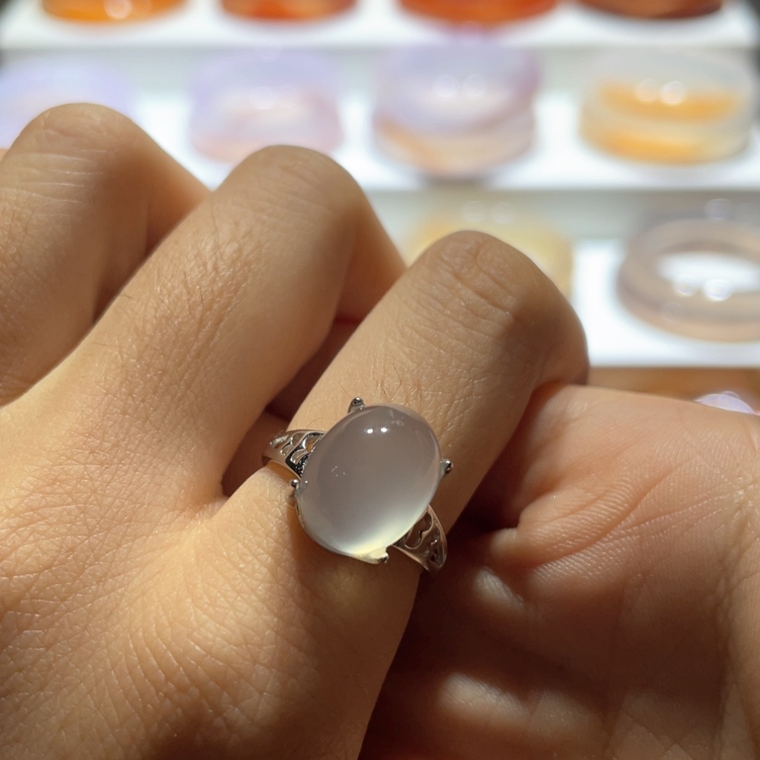 玛瑙/玉髓戒指未镶嵌