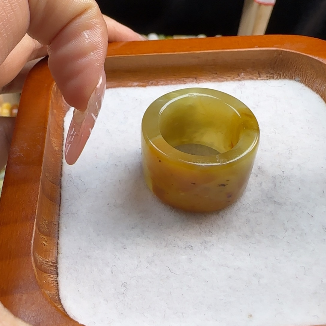 蛇纹石玉内径18.1合金B***y