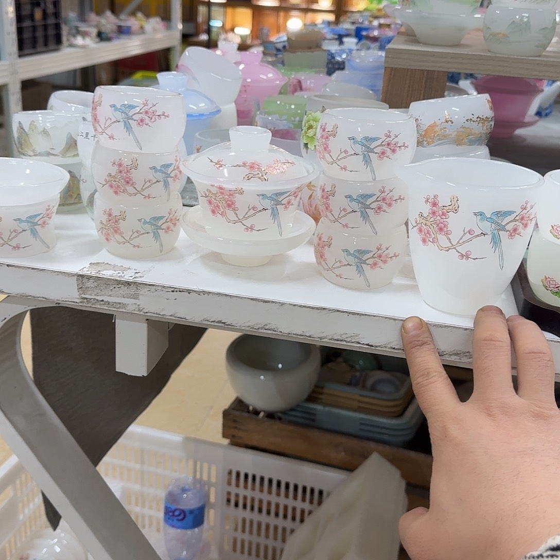 喜上眉梢盖碗➕公道过滤➕6杯