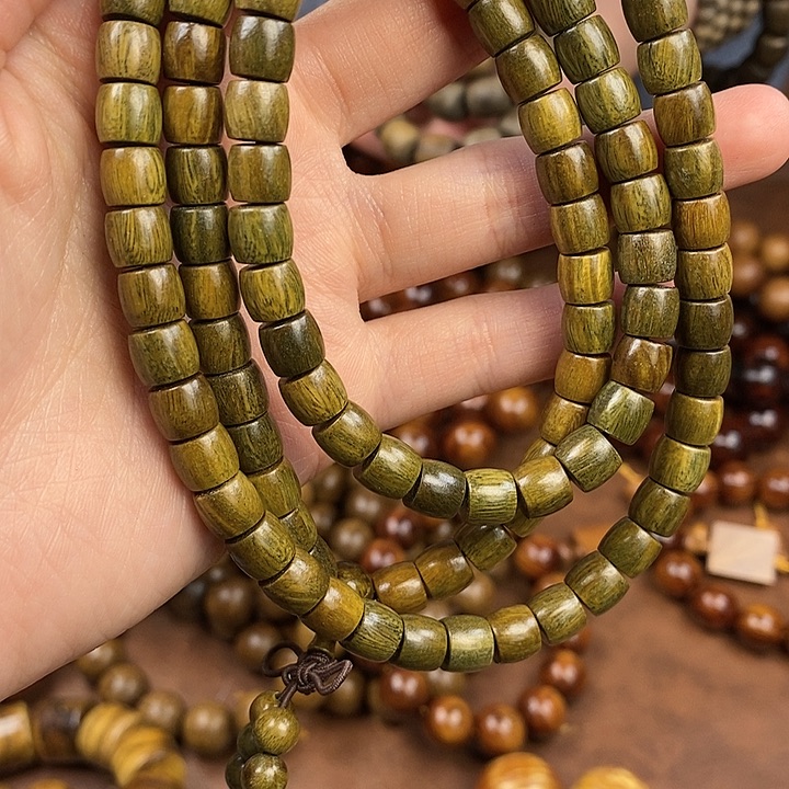 维腊木（绿檀）直切多圈