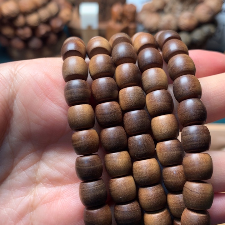 檀香木手串/手链青*_老山檀香8*9