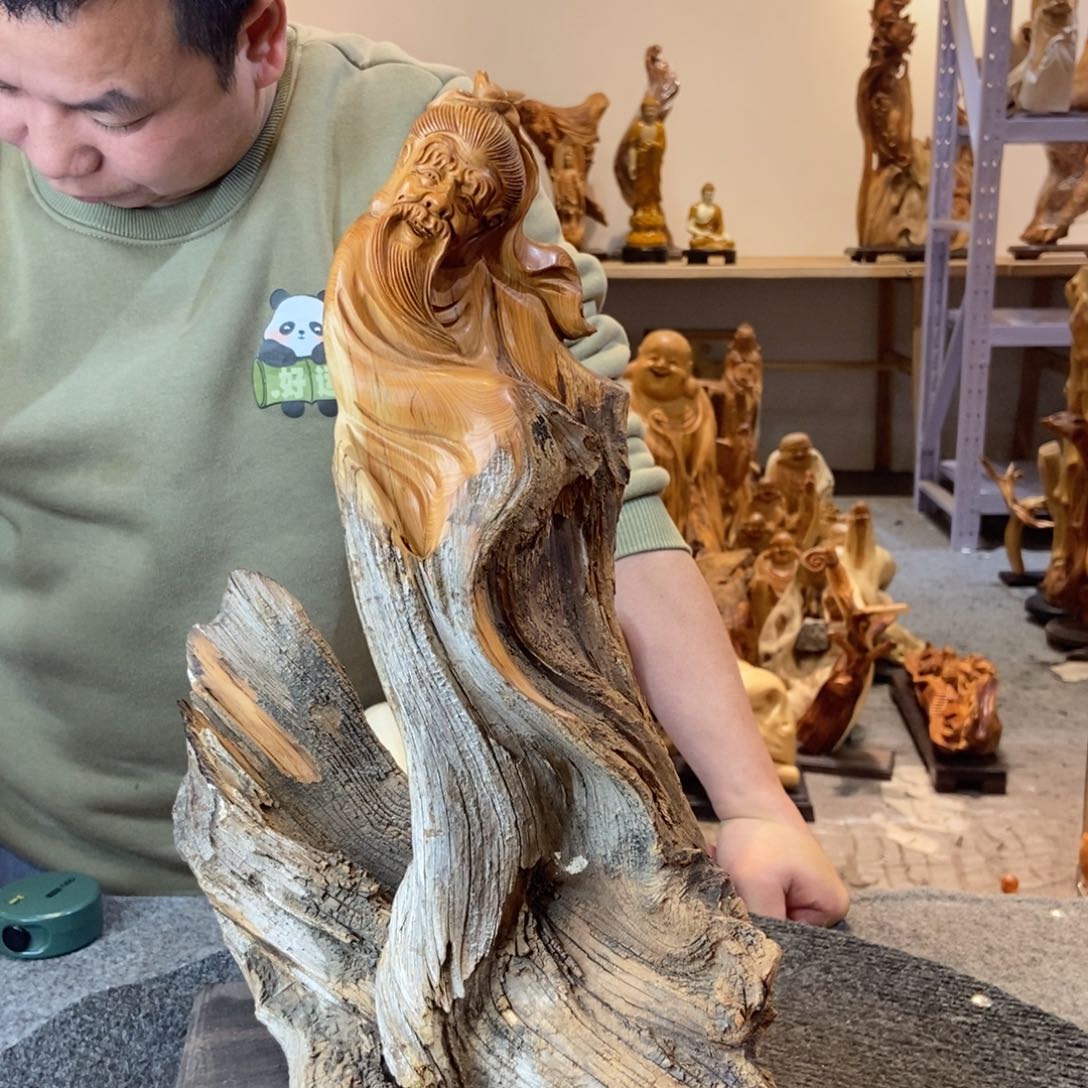 柏木（崖柏）太行崖柏根雕摆件