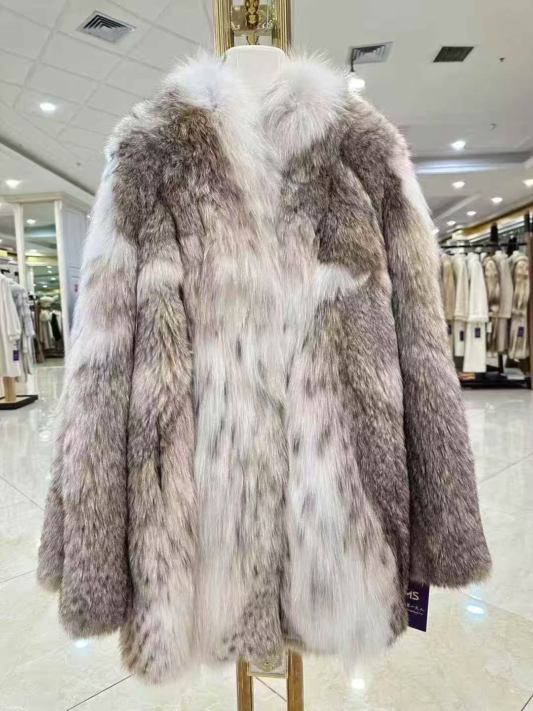 新款皮草大衣外套