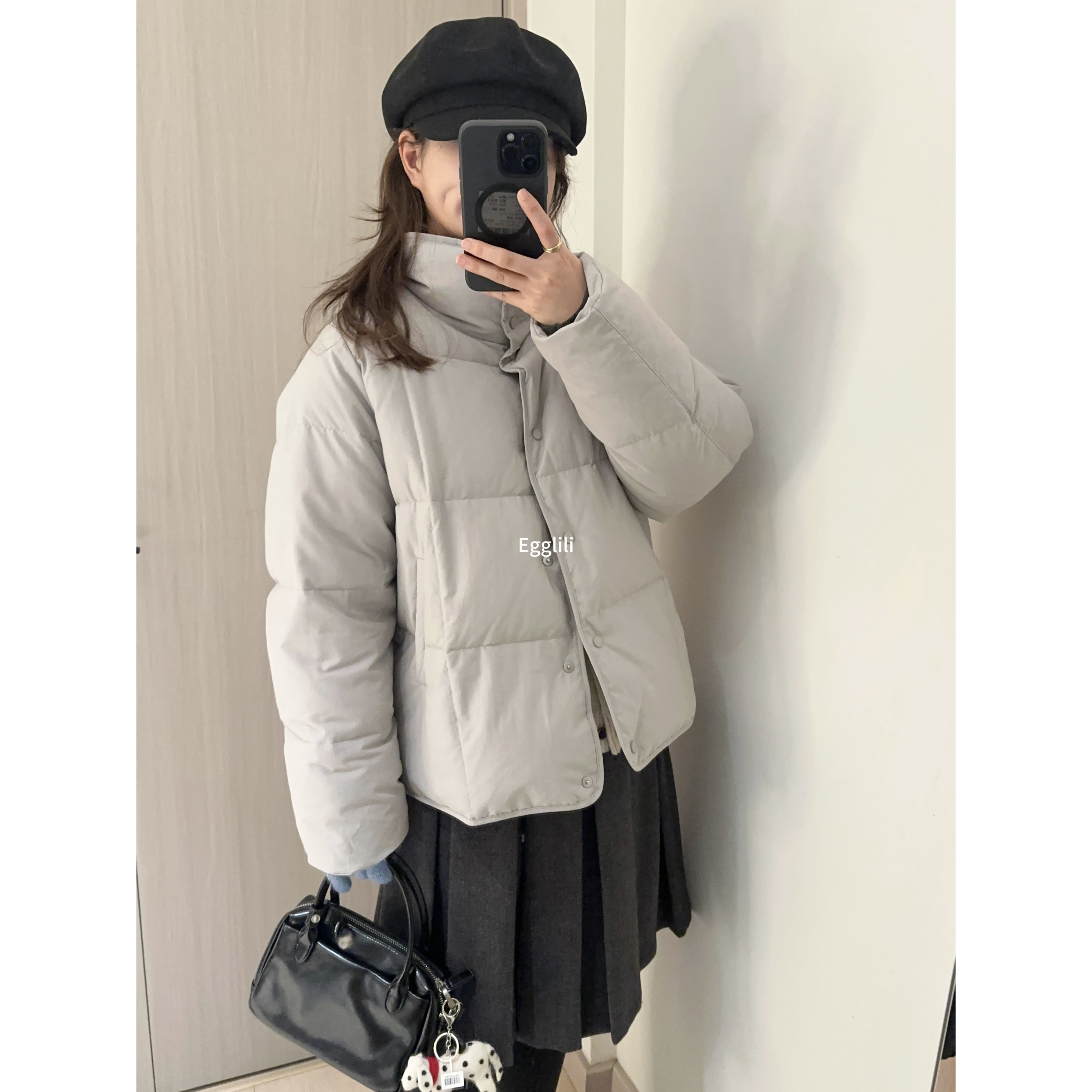 【三色立领羽绒服】韩代新国标90白鸭绒