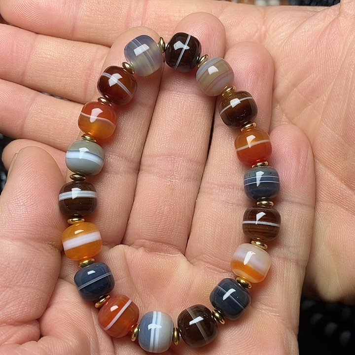 玛瑙/玉髓手链未镶嵌