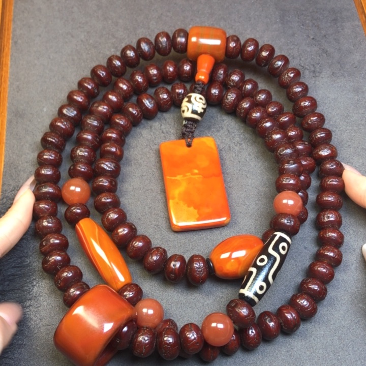 凤眼菩提吊坠大*顺凤眼