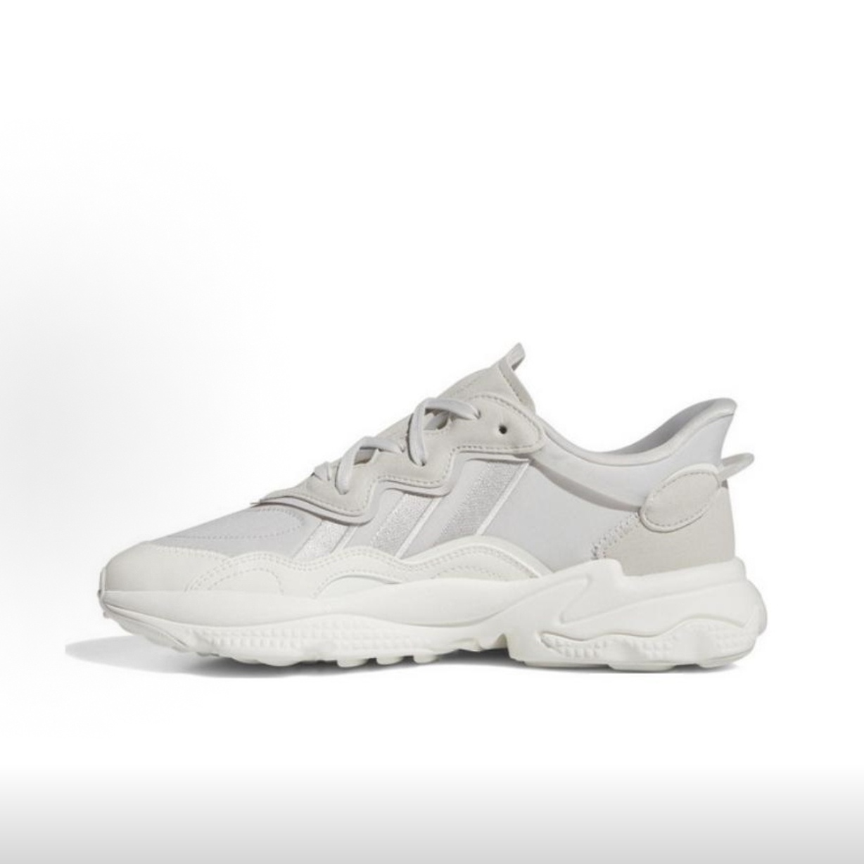 adidas originals Ozweego减震防滑耐磨低帮休闲鞋女款白色IF5479