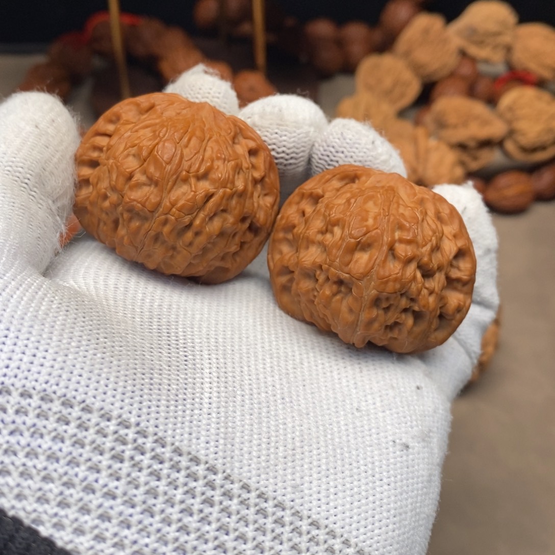 宇***能把件文玩核桃磨盘41.5