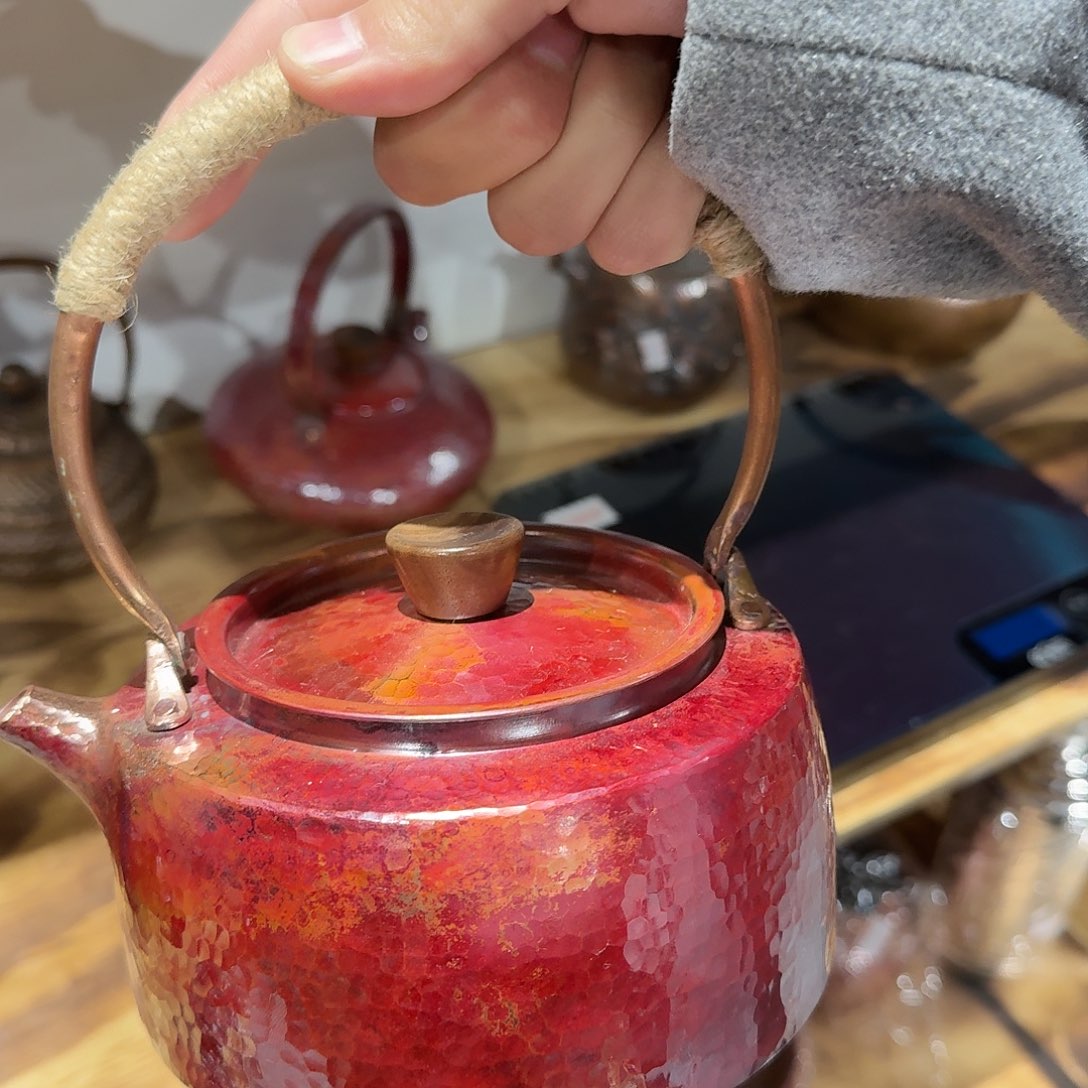 素***琴紫铜纯手工北村红色