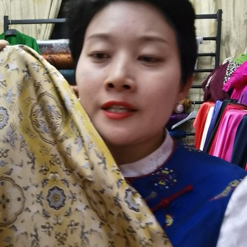 蚕丝1米宋锦布料