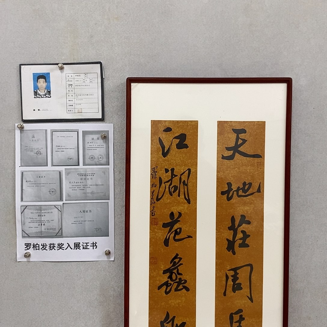 书法罗柏发老师的作品