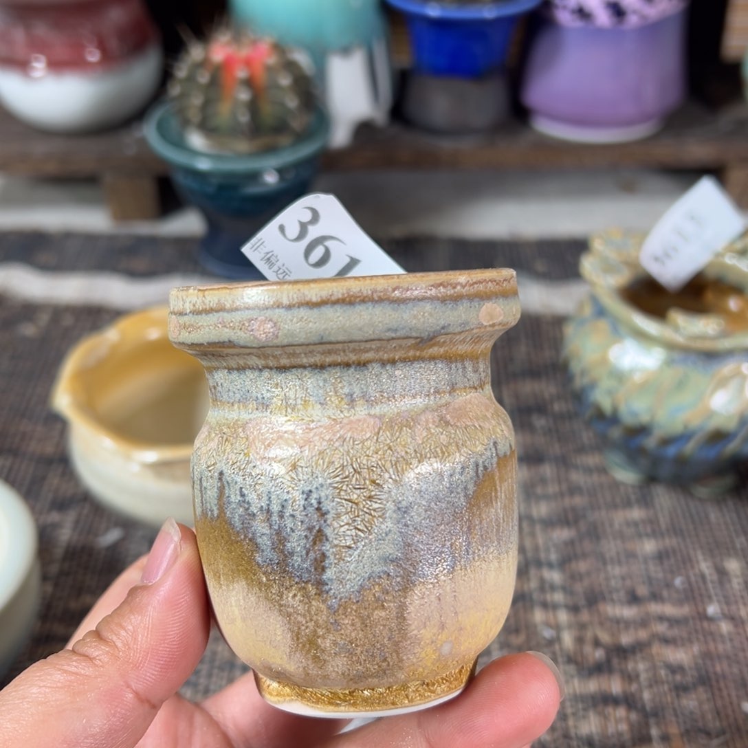 红陶景德镇手工花盆