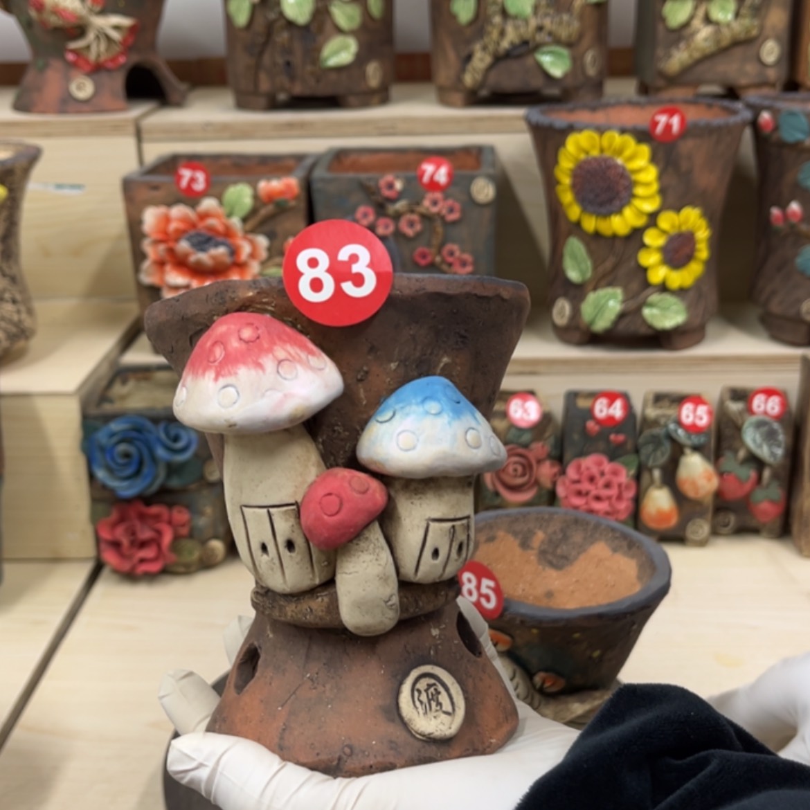 【闪购商品】紫砂花盆83号口径9.5外高13