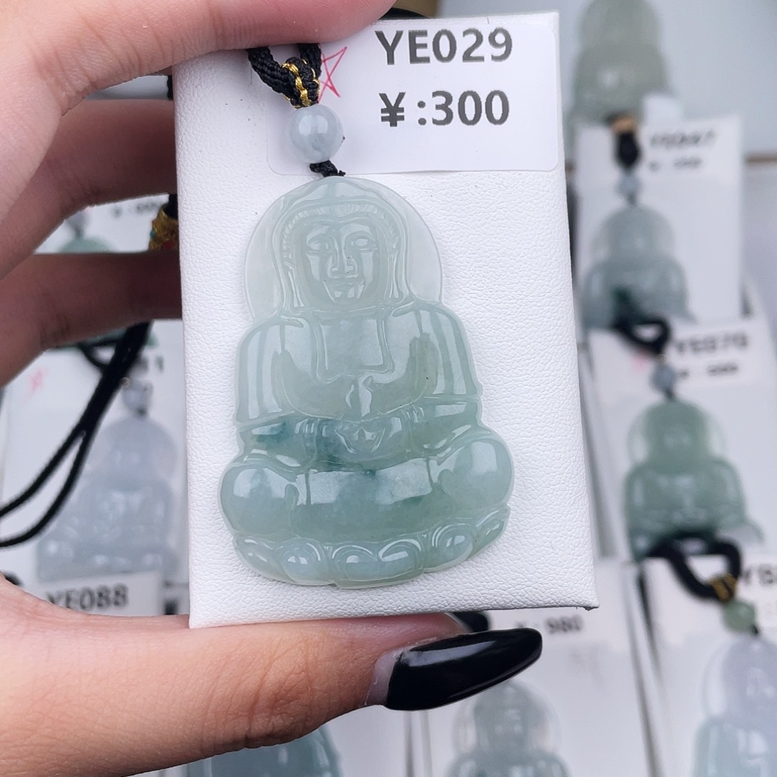 翡翠未镶嵌耳饰YE029