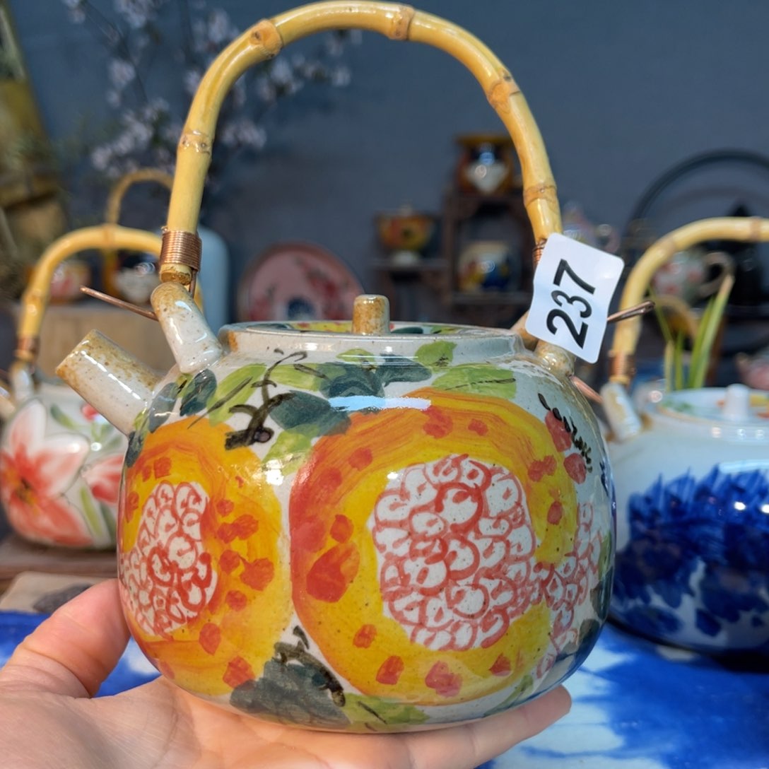 杯素浅陶瓷手工手绘