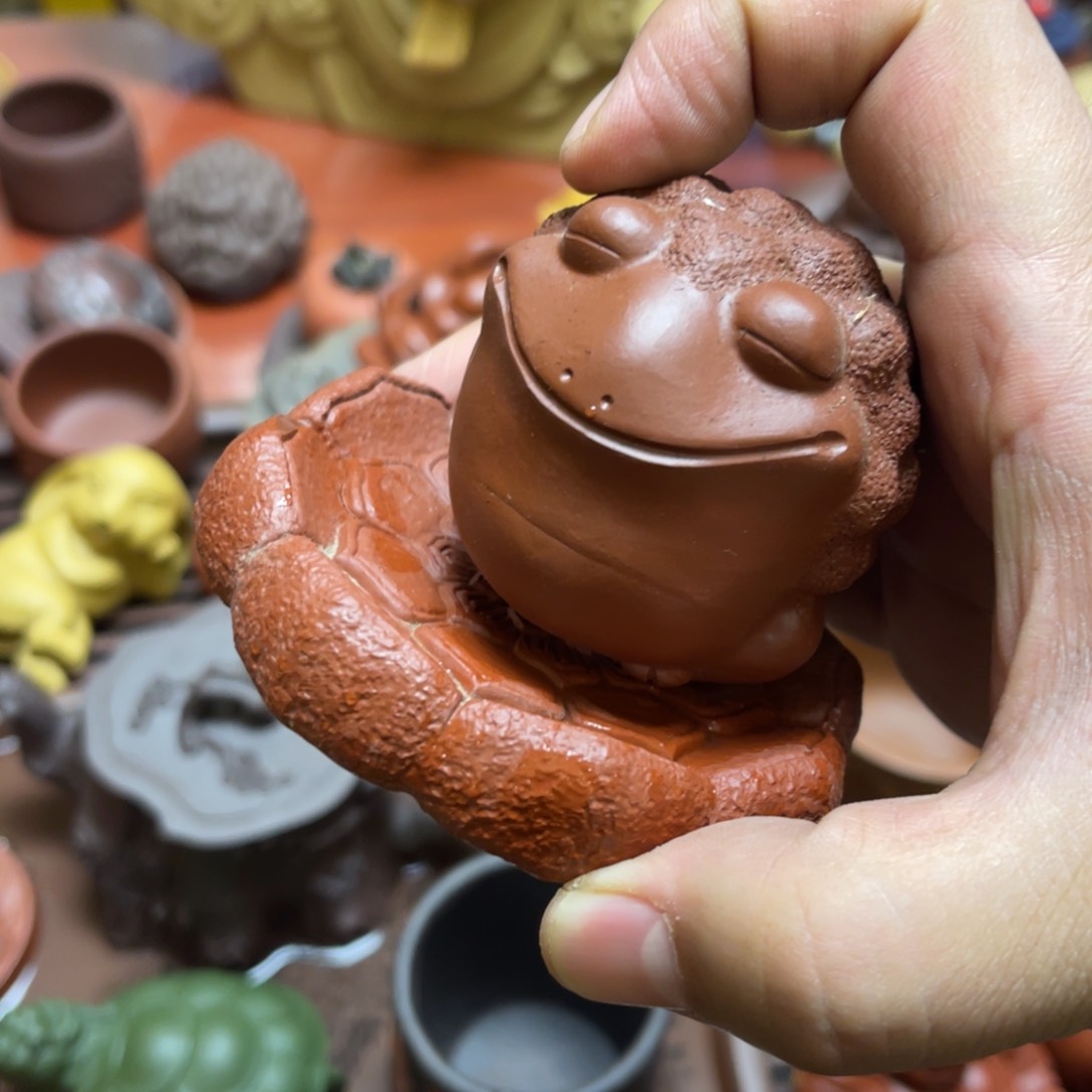 紫砂茶宠紫砂瑕疵