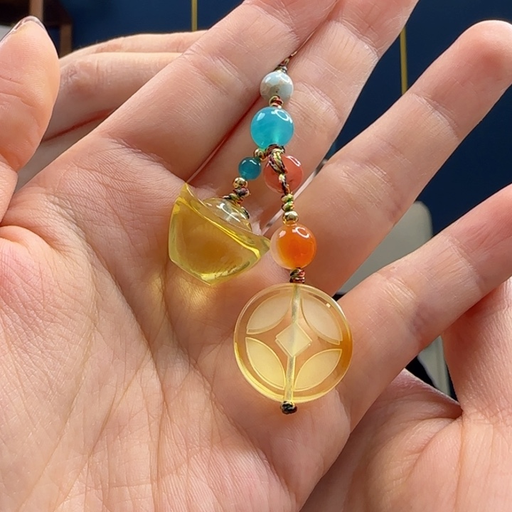 蜜蜡吊坠(赠链)未镶嵌