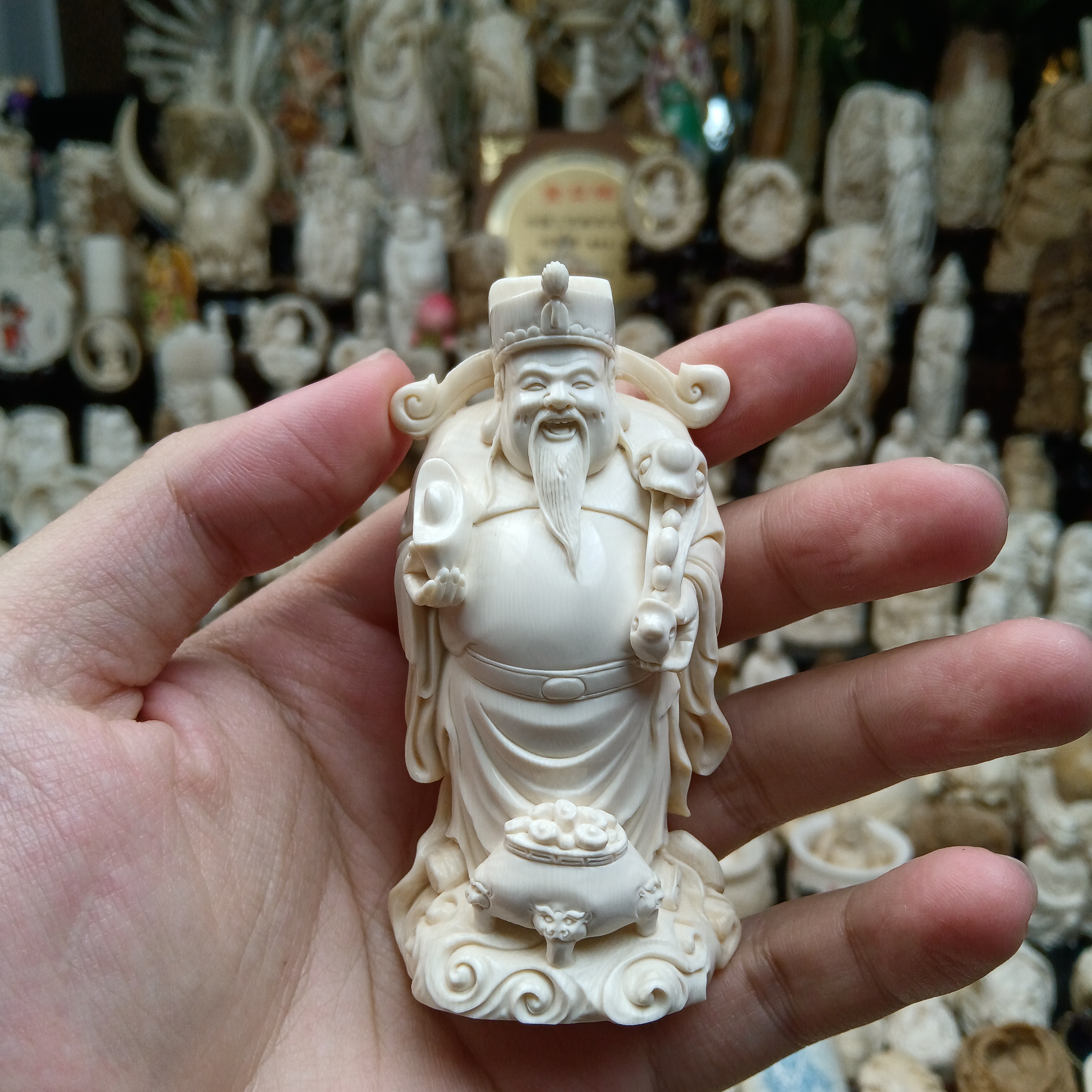保真猛犸牙雕摆件