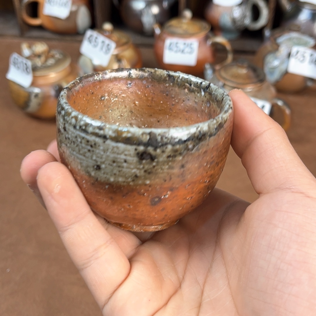 杯柴烧茶器主人杯