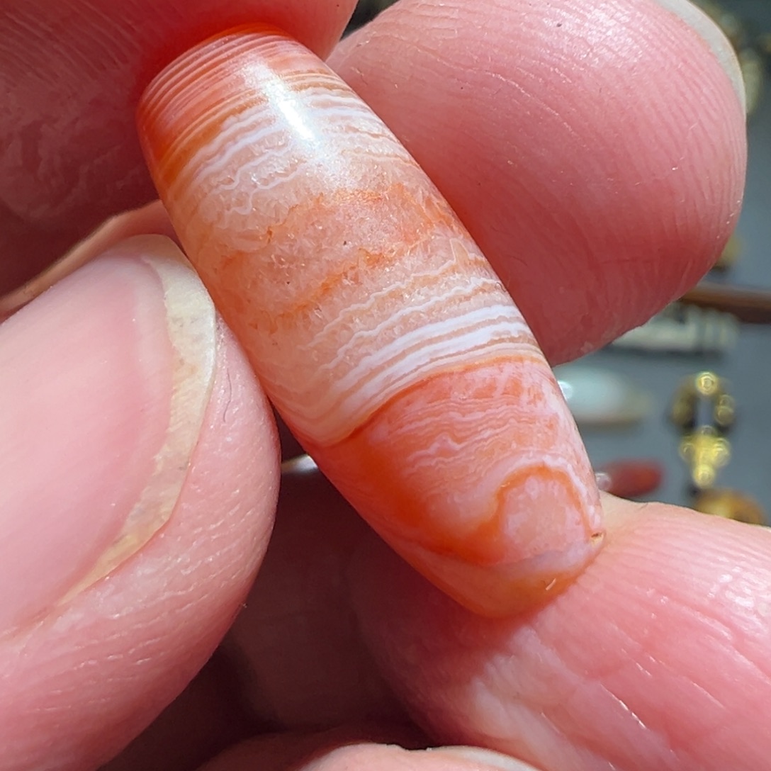 金***水玛瑙/玉髓未镶嵌颈饰