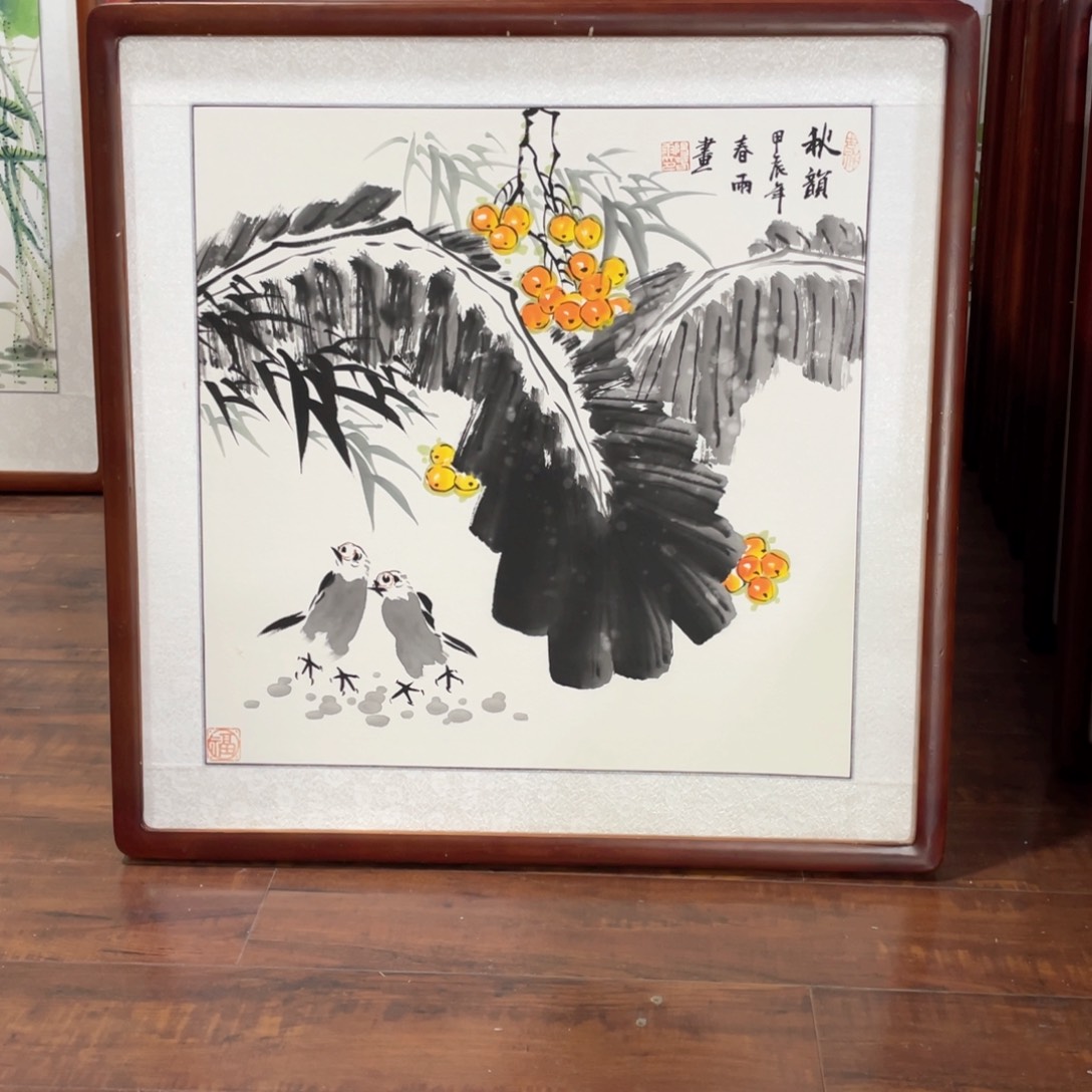 国画带框尺寸63*63厘米